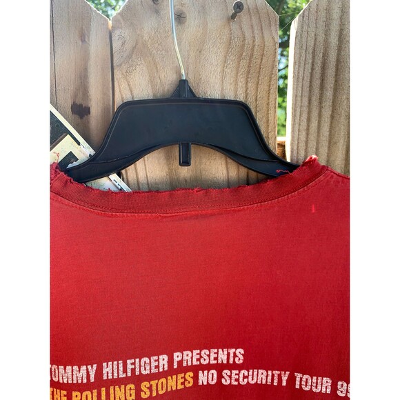 90s Tommy Hilfiger presents The Roling Stones No Security Tour 1999 shirt L - Picture 9 of 9